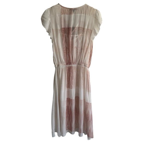 NWT Frye Shibori V-Neck Dress, Deauville Mauve, Size XS - Picture 10 of 12